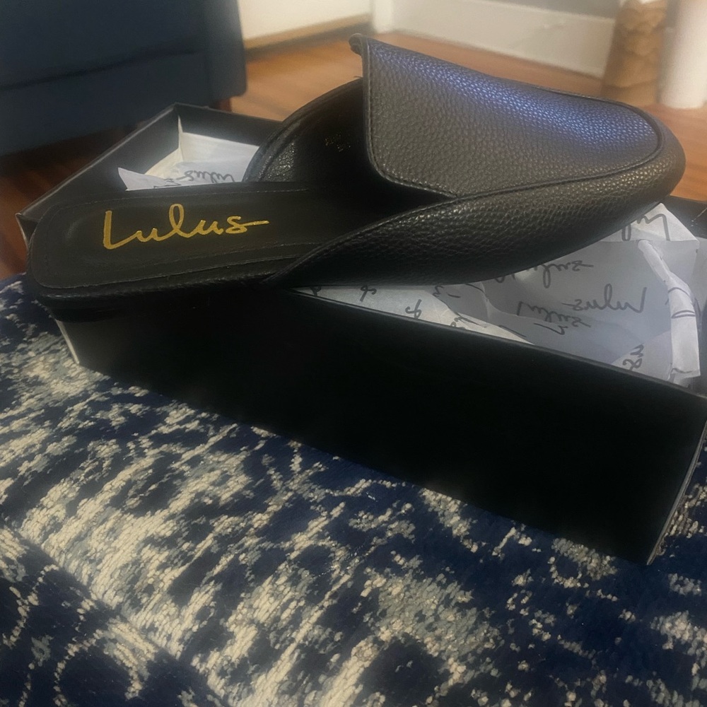 Lulus Square Toe Loafers - Picture 3 of 5